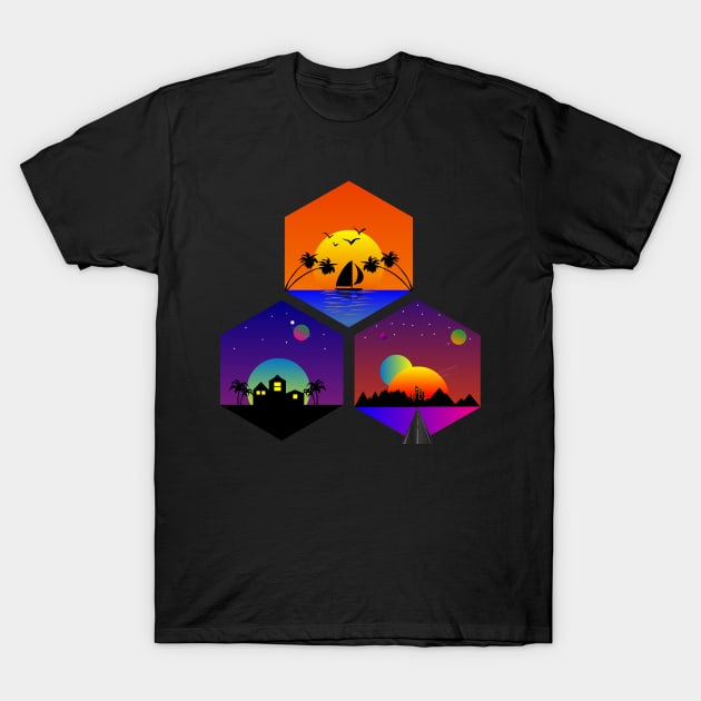 Landscapes T-Shirt by SAMUEL FORMAS